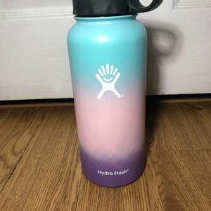 ombre hydro flask red white and blue